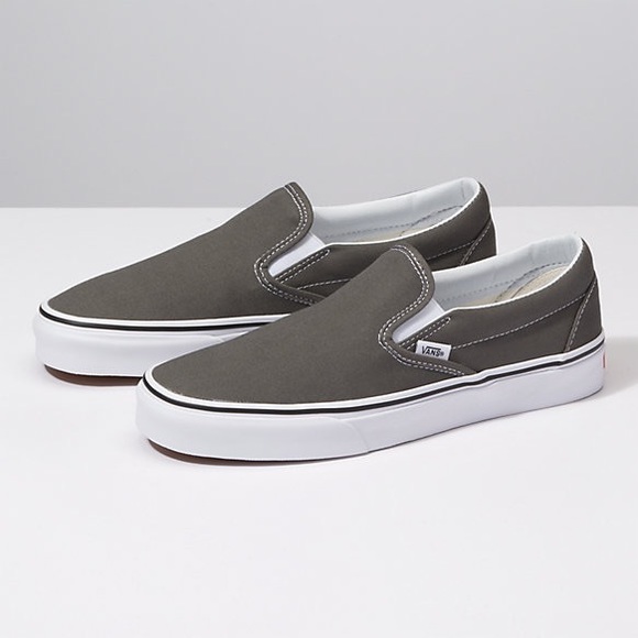 charcoal gray vans
